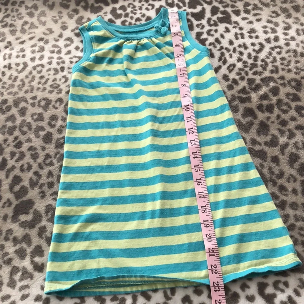 Old Navy Striped Summer Dress in Blue Green Size 5T